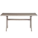 Table basse extérieur Laurel I Polypropylène / Polywood - Gris / Beige