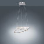 LED-hanglamp Alessa plexiglas/staal - 2 lichtbronnen