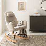 Rocking chair Harpster Tissu - Cappuccino