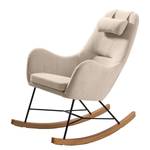 Rocking chair Harpster Tissu - Cappuccino