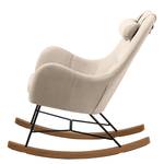 Rocking chair Harpster Tissu - Cappuccino