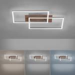 LED-plafondlamp Iven III kunststof/staal - 2 lichtbronnen