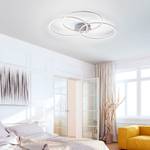 LED-plafondlamp Ivanka IV kunststof/roestvrij staal - 3 lichtbronnen