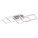 LED-Deckenleuchte Iven VI Polycarbonat / Aluminium - 4-flammig