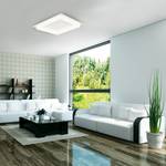 LED-Deckenleuchte Square I Polyacryl / Aluminium - 1-flammig - Weiß - Breite: 65 cm