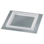 LED-Deckenleuchte Square II Polyacryl / Aluminium - 1-flammig - Grau - Breite: 70 cm