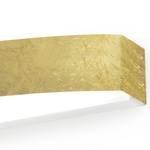 LED-Wandleuchte Band Polyacryl / Aluminium - 1-flammig - Gold - Breite: 50 cm