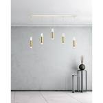 LED-Pendelleuchte Derby II Polyacryl / Aluminium - 10-flammig - Gold