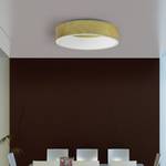 LED-Pendelleuchte Aurora Polyacryl / Aluminium - 1-flammig - Gold - Breite: 60 cm