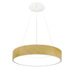 LED-Pendelleuchte Aurora Polyacryl / Aluminium - 1-flammig - Gold - Breite: 60 cm