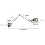 Wandleuchte Mexlite I Aluminium - 1-flammig