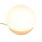 LED-tafellamp Ancilla melkglas/ijzer - 1 lichtbron