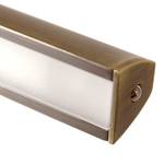 LED-wandlamp Litho IV acrylglas/ijzer - 1 lichtbron