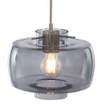 Suspension Glass Light I Verre fumé / Fer - 1 ampoule - Gris
