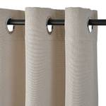 Ösenschal Dimout I Polyester - Beige - 140 x 145 cm