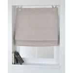 Store bateau à œillets Bessy I Polyester - Beige - 45 x 130 cm