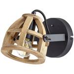 Wandlamp Matrix Wood ijzer - 1 lichtbron