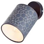 Wandlamp Galance II textielmix/roestvrij staal - 1 lichtbron