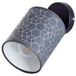 Wandlamp Galance II textielmix/roestvrij staal - 1 lichtbron