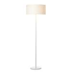 Lampadaire Galance II Tissu mélangé / Acier inoxydable - 1 ampoule - Blanc