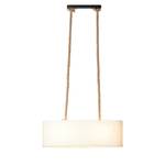 Hanglamp Sailor textielmix/jute - 2 lichtbronnen