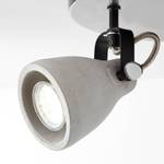 Plafondlamp Thanos beton/ijzer - 3 lichtbronnen