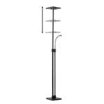 Lampadaire Forrester II Fer / Aluminium - 2 ampoules