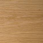 Table basse Danica Placage en bois véritable - Gris foncé mat / Frêne