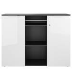 Armoire de bureau Trendo II Anthracite / Blanc