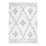Hochflorteppich Pula II Polyester - Silver White - 80 x 150 cm