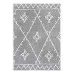 Tapis épais Pula II Polyester - Silver White - 80 x 150 cm