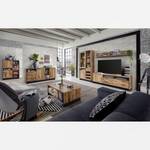 Tv-meubel Priay larikshouten look/grafietkleurig - Breedte: 185 cm