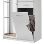 Armadio con ante battenti Frankfurt Bianco - Larghezza: 90 cm