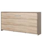 Opklapbed Juist I Grof gezaagd eikenhouten look - 90 x 200cm