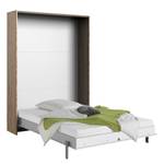 Opklapbed Juist II Alpinewit/San Remo eikenhouten look - 140 x 200cm