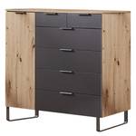 Kast Shanghai Bruin - Plaatmateriaal - 120 x 106 x 41 cm