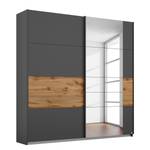 Armoire portes coulissantes Boston-Extra Gris - Largeur : 181 cm