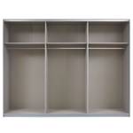 Armoire portes coulissantes Boston-Extra Gris - Largeur : 271 cm