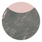 Papier peint intissé Stripe Marmor Encre au latex / Intissé - Gris / Rose