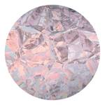 Papier peint intissé Glossy Crystals Encre au latex / Intissé - Rose / Silber