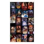 Papier peint Star Wars Posters Collage Intissé - Multicolore