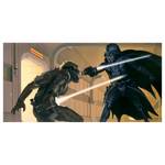 Papier peint Star Wars RMQ Vader vs Luke Intissé - Jaune / Marron