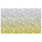 Fotobehang Herringbone Yellow vlies - meerdere kleuren - Breedte: 400 cm