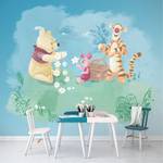 Fotobehang Winnie Pooh Picnic vlies - meerdere kleuren