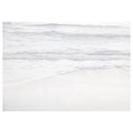 Papier peint intissé Silver Beach Intissé - Argenté / Blanc / Gris