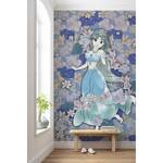 Fotobehang Jasmin Colored Flowers vlies - blauw/paars