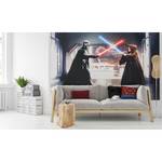 Papier peint Star Wars Vader vs Kenobi Intissé - Multicolore