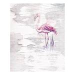 Papier peint intissé Pink Flamingo Intissé - Multicolore