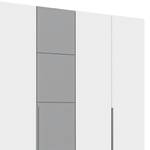 Armoire Bellezza Blanc alpin / Gris - Largeur : 271 cm