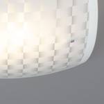 Plafondlamp Scacchi gesatineerd glas/ijzer - 2 lichtbronnen
